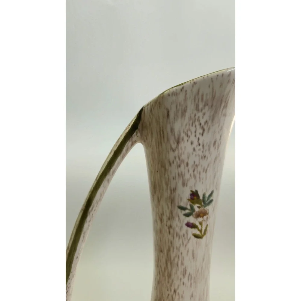 1960's California Originals Pitcher Vase MCM Speckle Art Pottery Torrance CA